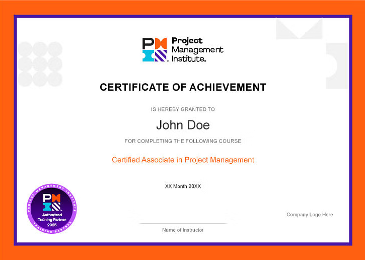 PMP Certificate