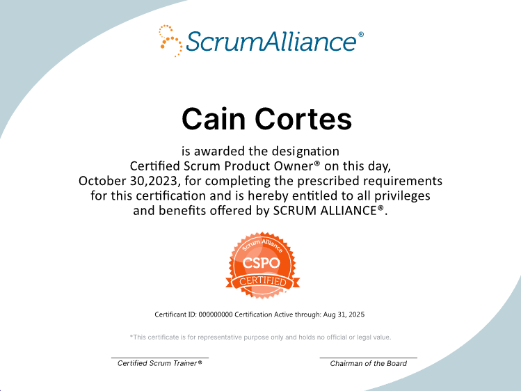 PMP Certificate